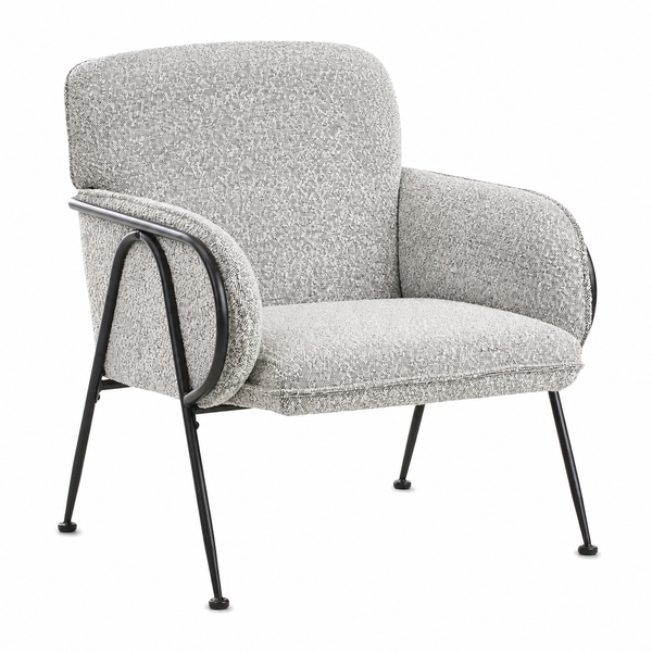 boucle accent armchair
