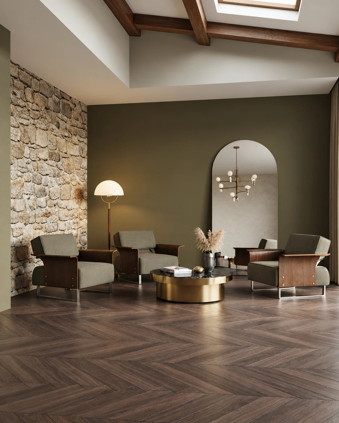 Fauteuil avec accoudoir - vue 2