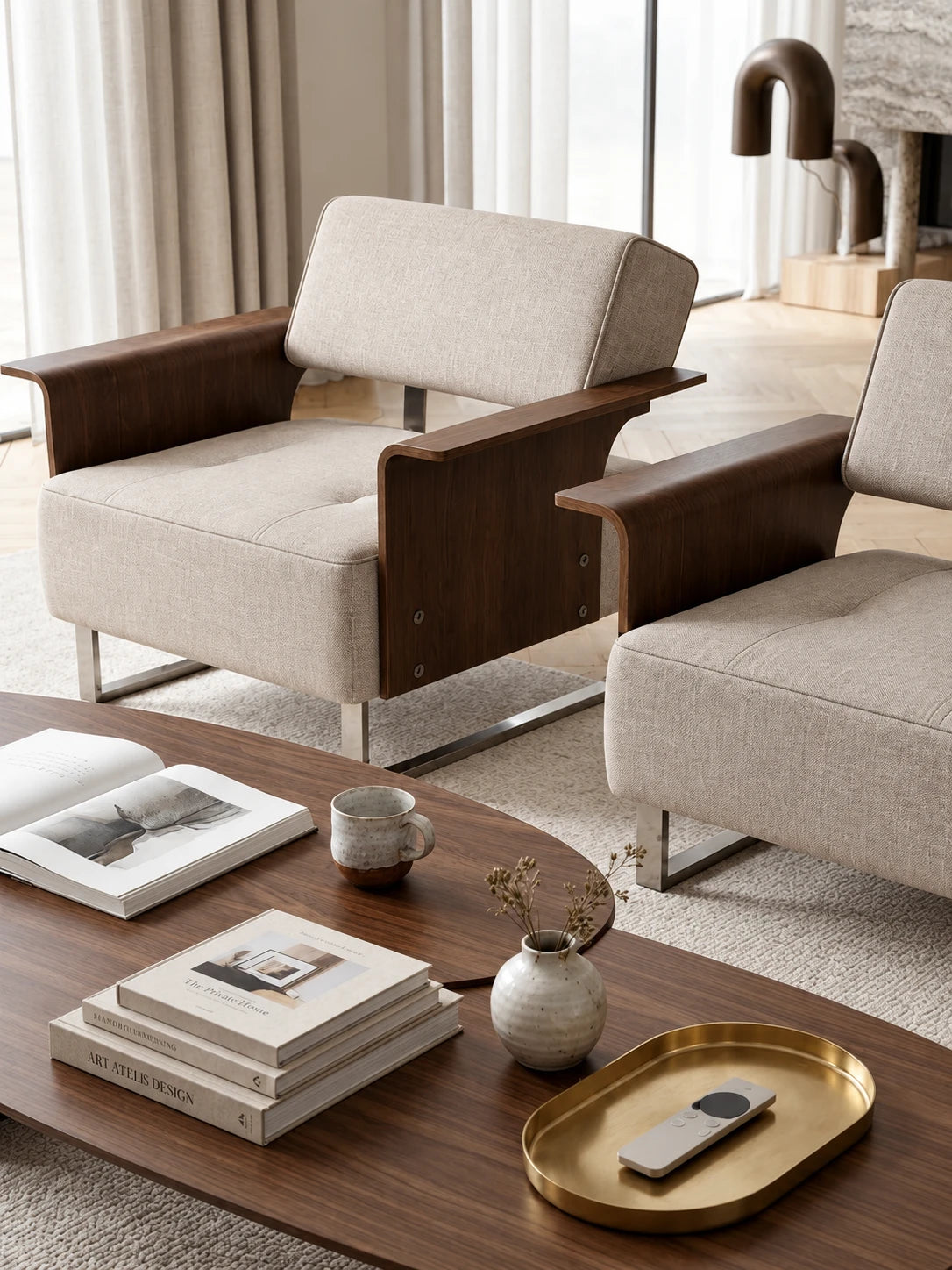 Fauteuil avec accoudoir - vue 5