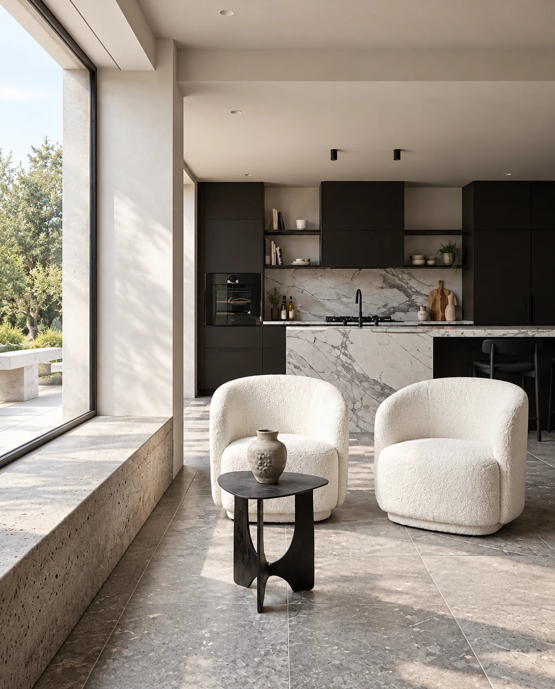 Fauteuil bouclé - vue 11