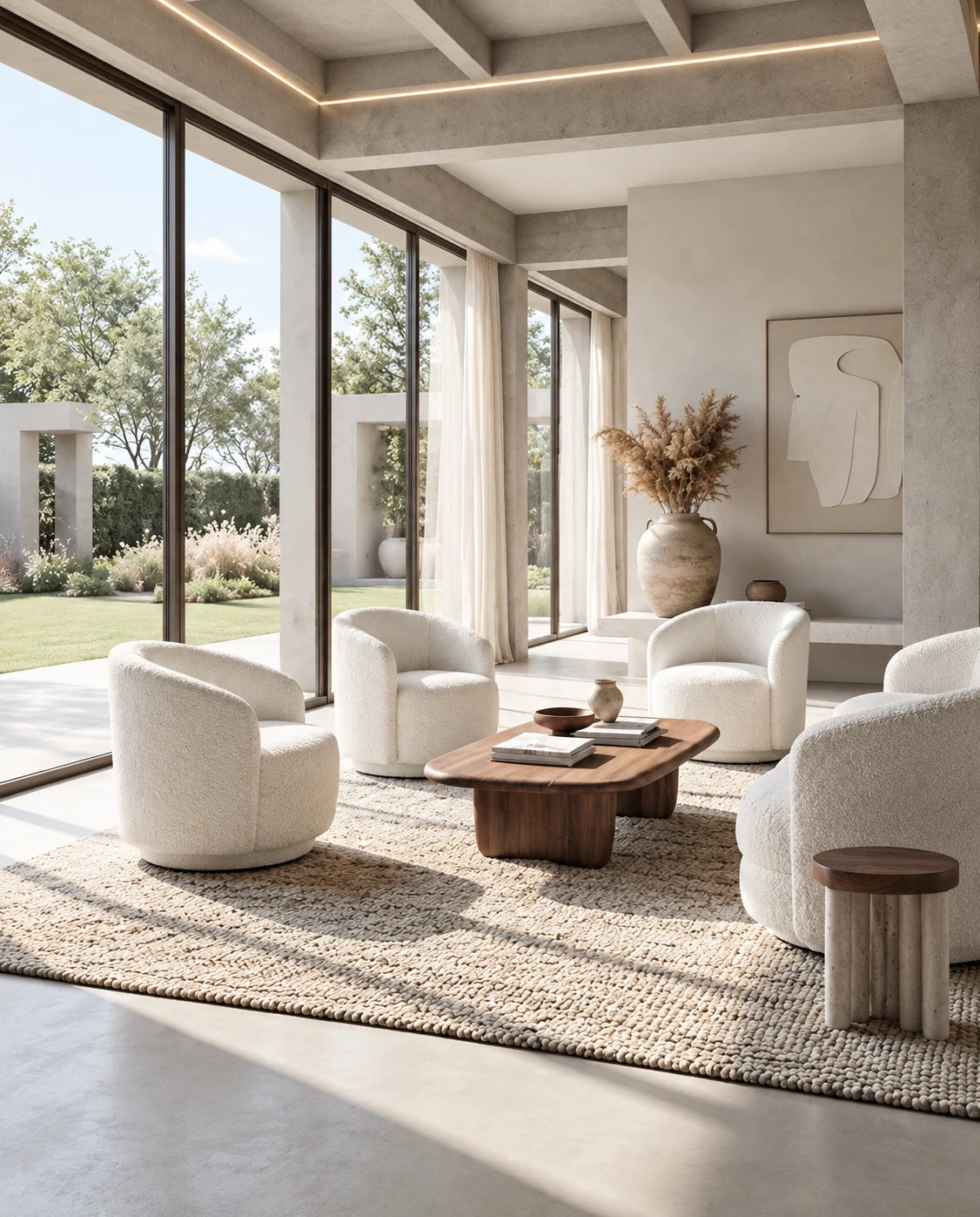 Fauteuil bouclé - vue 12