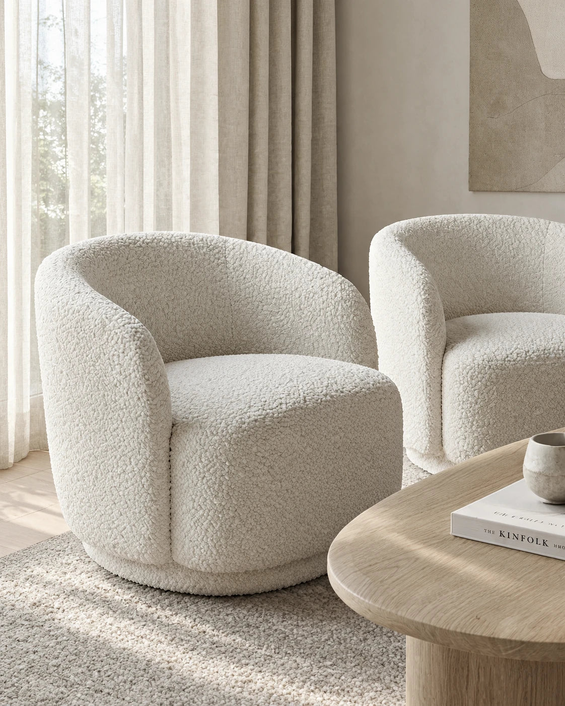 Fauteuil bouclé - vue 7
