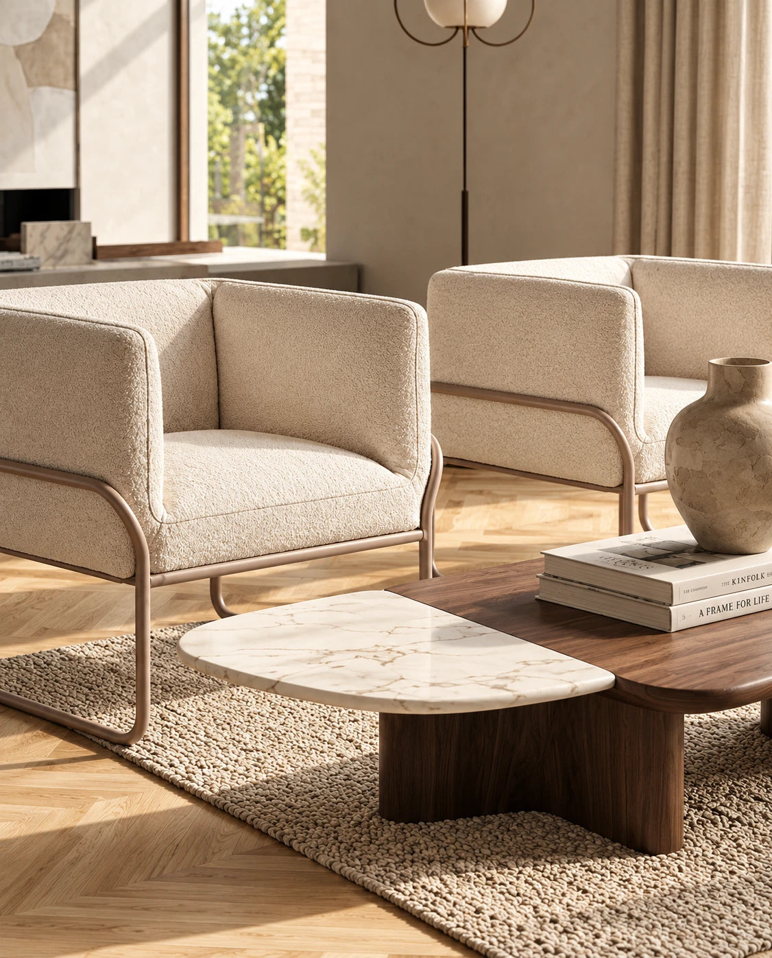 Fauteuil crème - vue 10