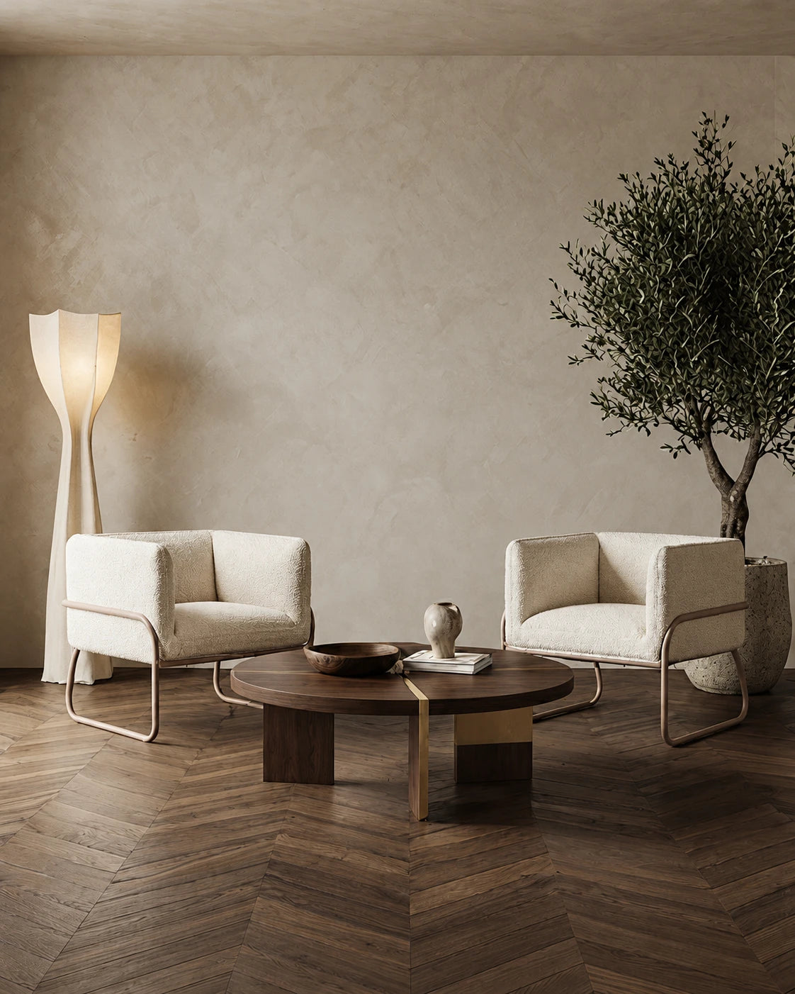 Fauteuil crème - vue 11