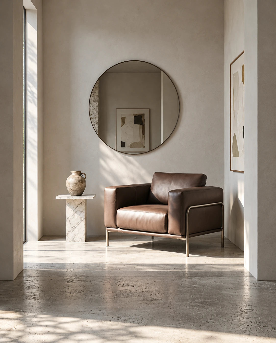 Fauteuil cuir design - vue 10