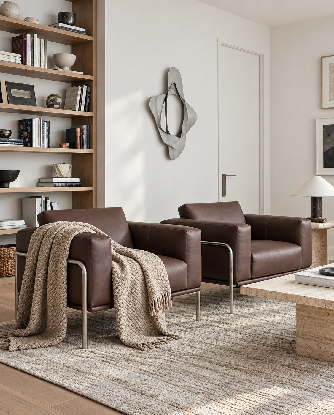 Fauteuil cuir design - vue 11