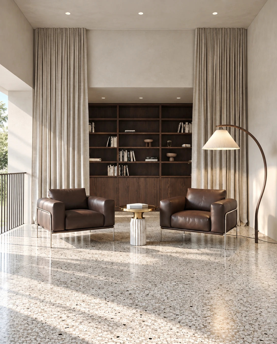 Fauteuil cuir design - vue 14