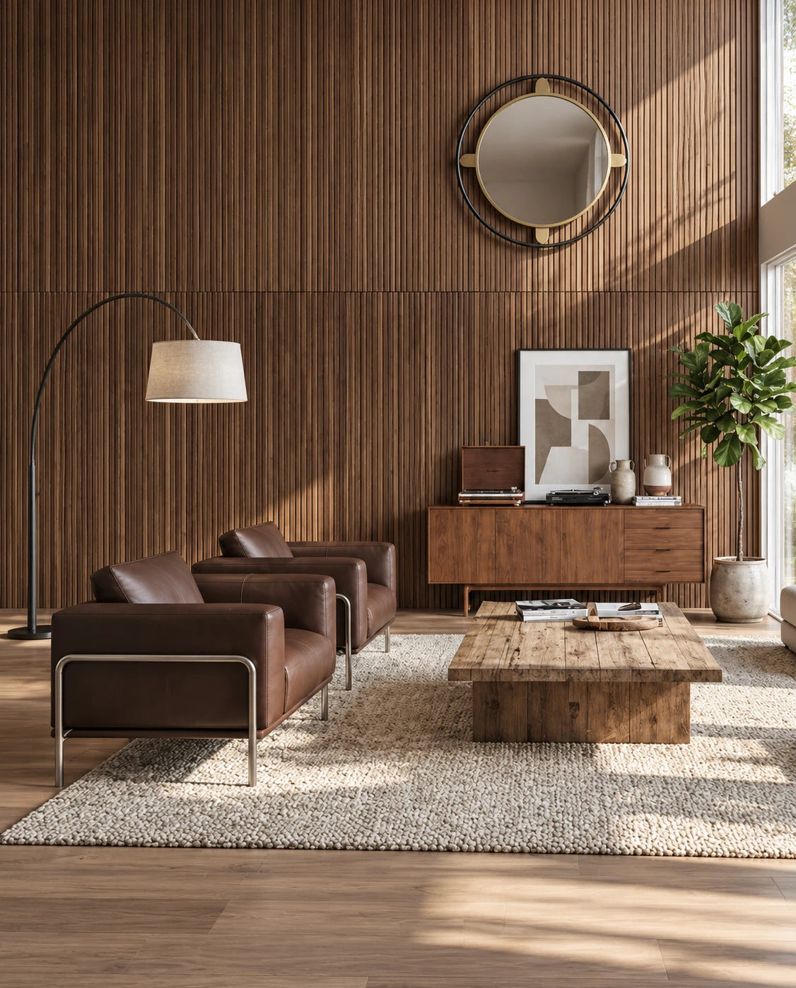 Fauteuil cuir design - vue 15