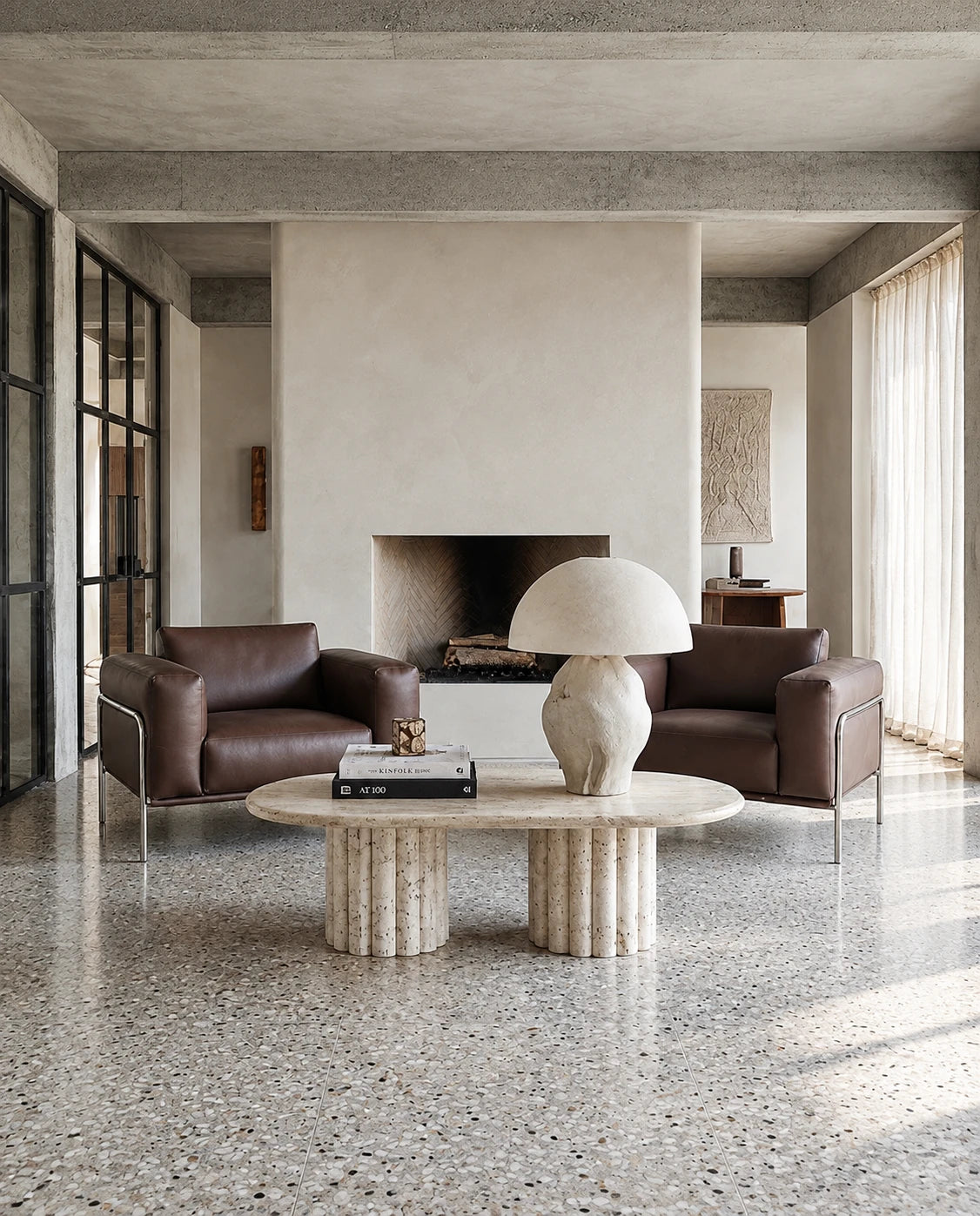 Fauteuil cuir design - vue 6