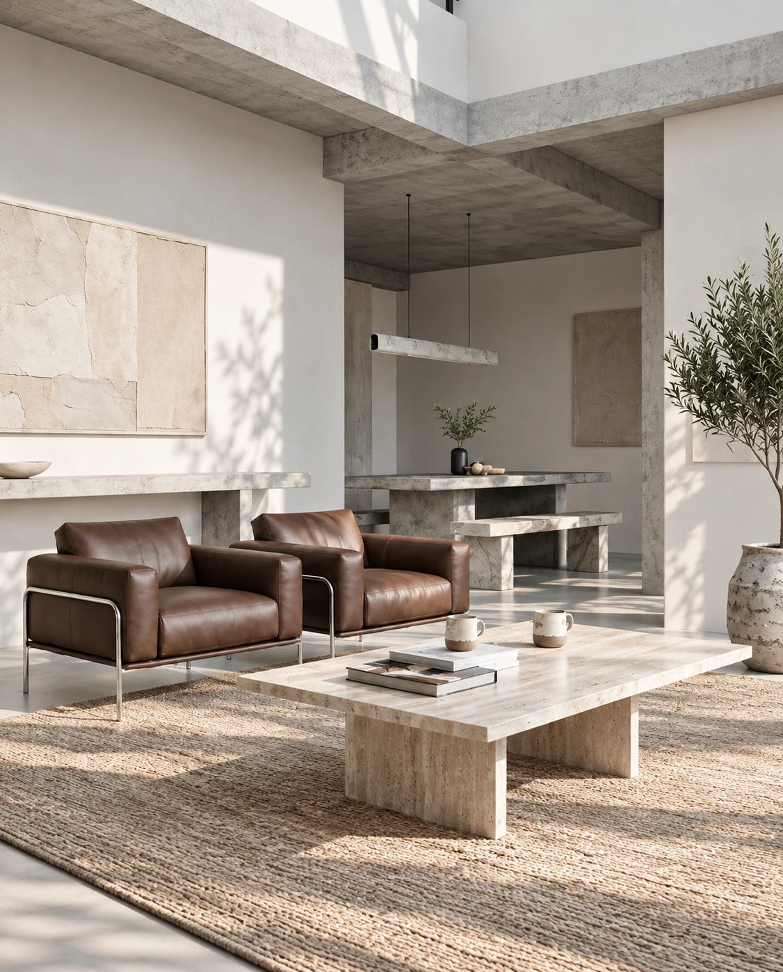 Fauteuil cuir design - vue 9