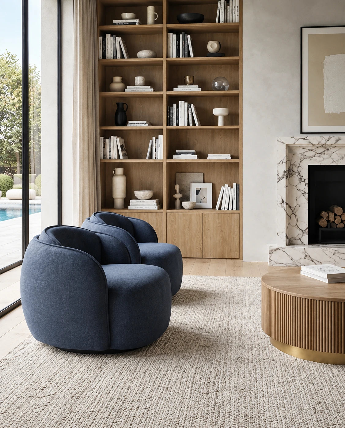 Fauteuil pivotant confortable - vue 1