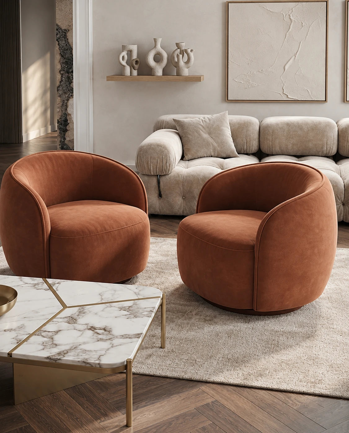 Fauteuil pivotant confortable - vue 26