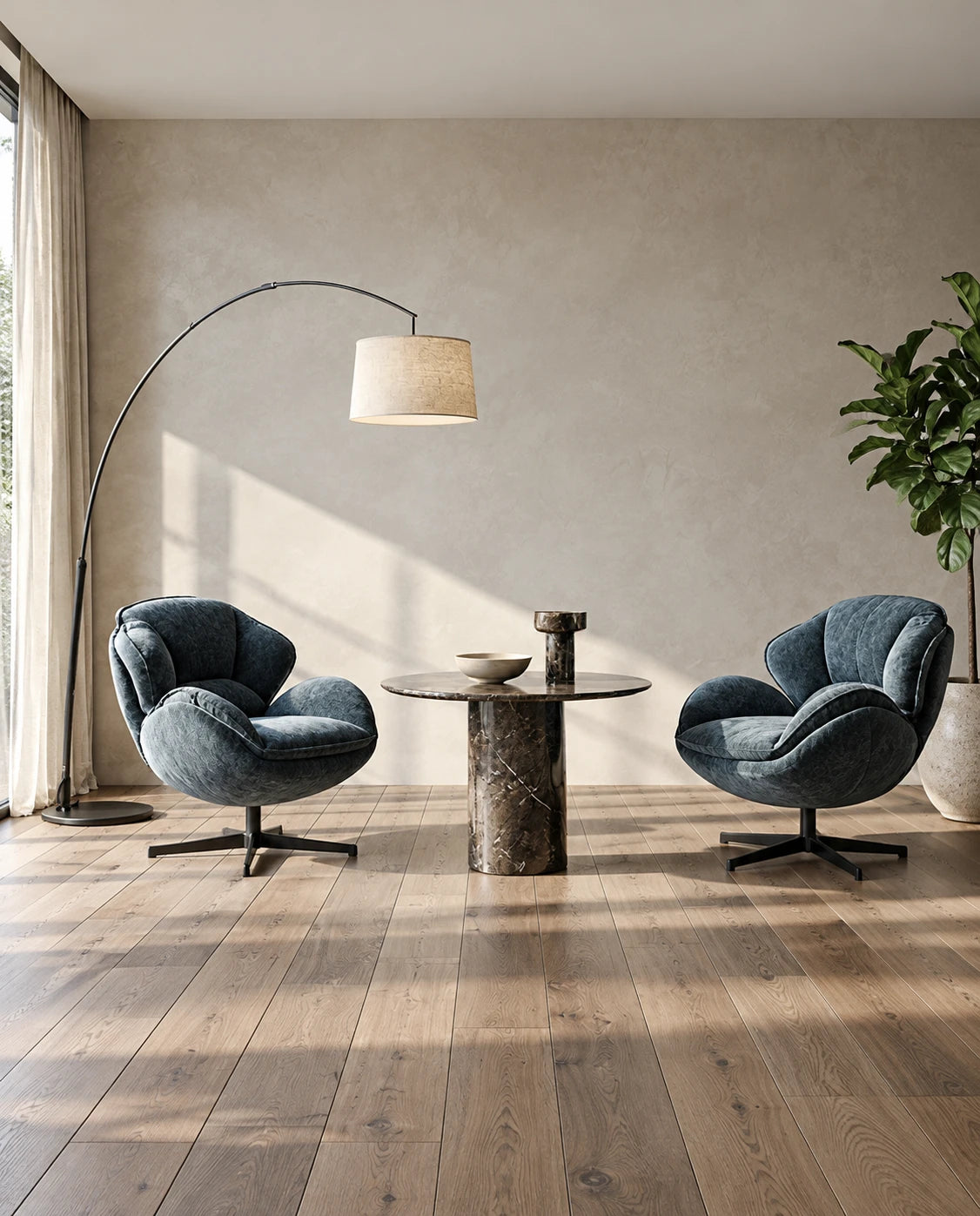 Fauteuil pivotant design - vue 11
