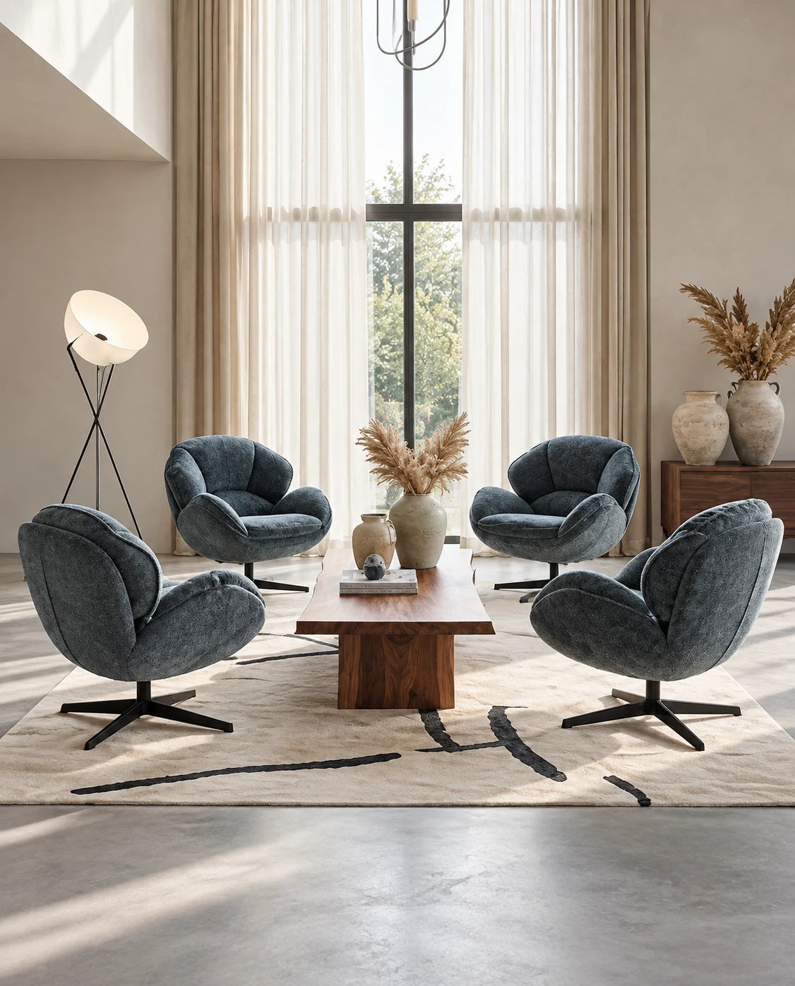 Fauteuil pivotant design - vue 5
