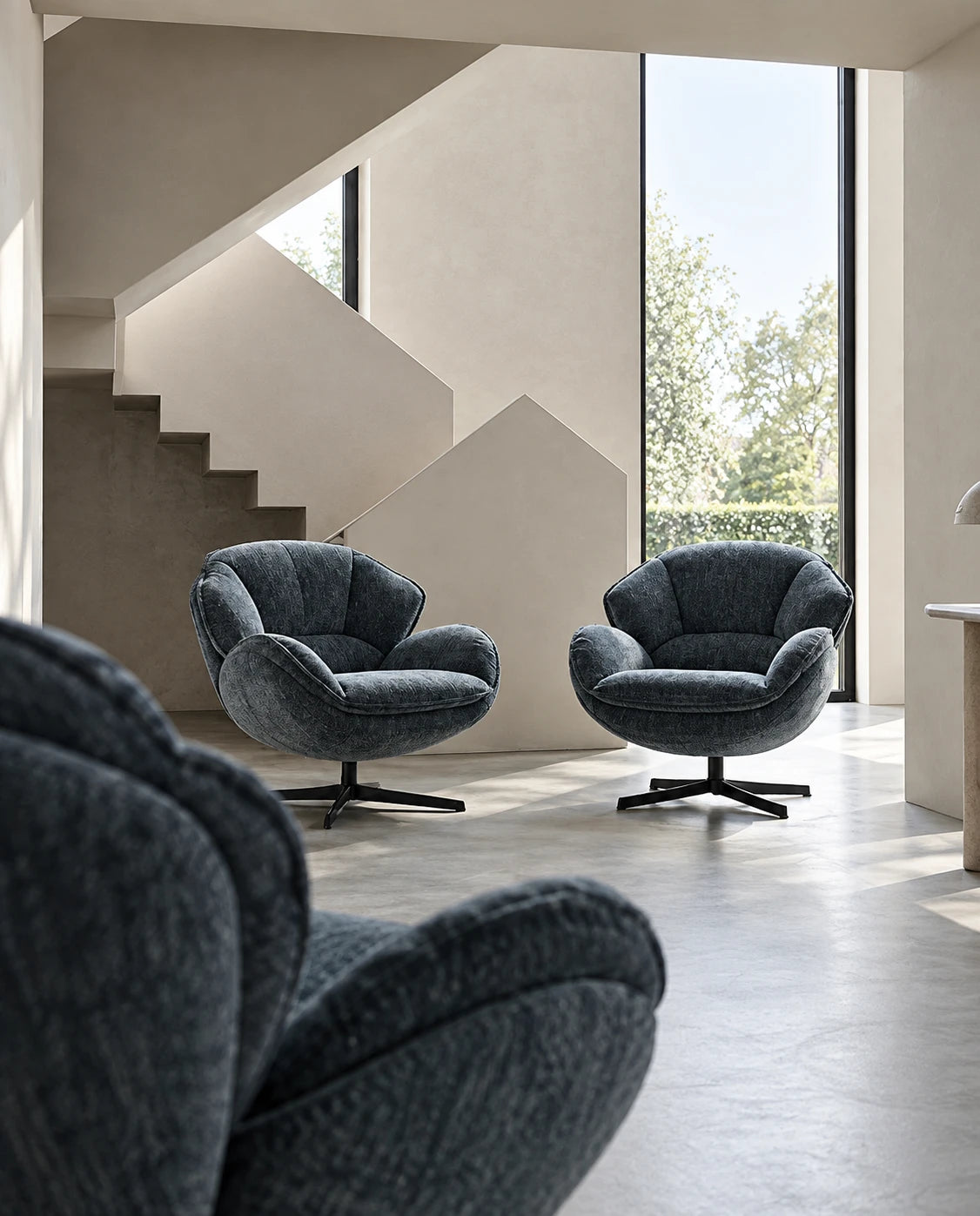 Fauteuil pivotant design - vue 7