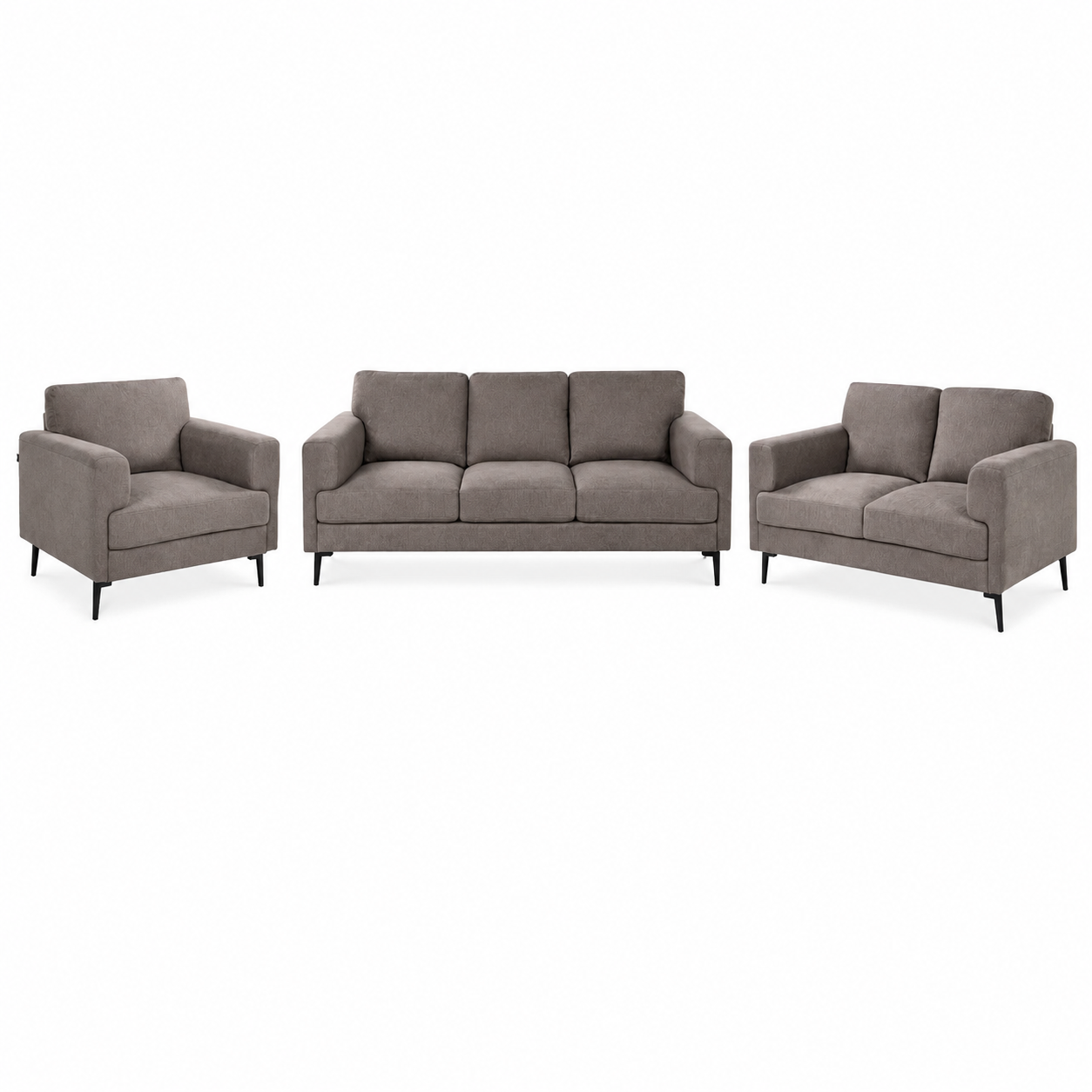 fauteuil tissu chiné contemporain
