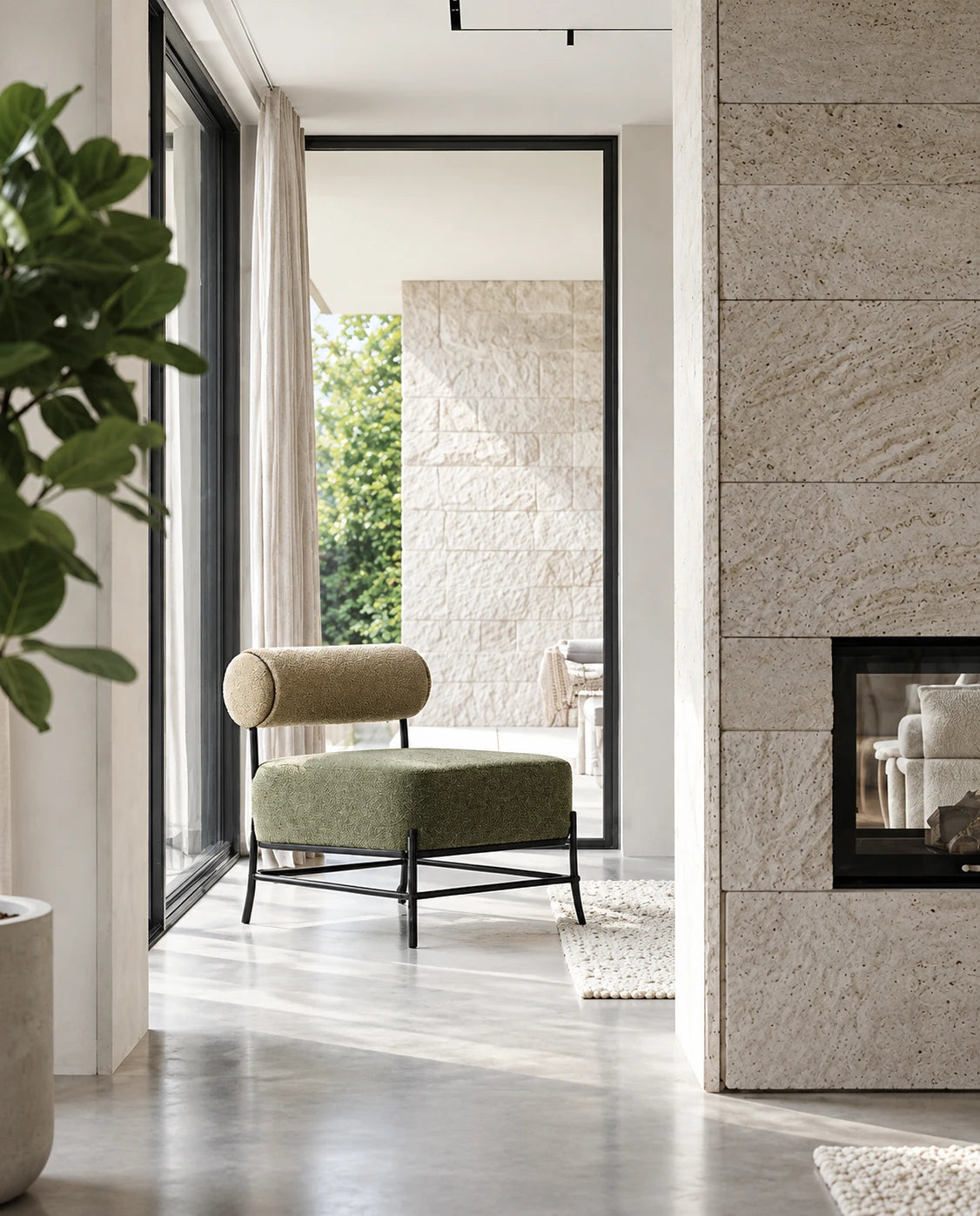 Petit fauteuil design - vue 4